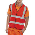 Beeswift Hi-Vis EN ISO 20471 Red Vest