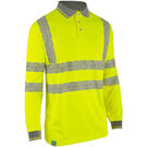 Beeswift Hi-Vis Envirowear Recyclable Long Sleeve Polo