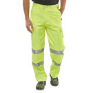 Beeswift Hi-Vis Poly Cotton Trousers